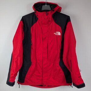 90s North Face Mountain Light Gore-Tex Shell Jacket Red - Men's Large